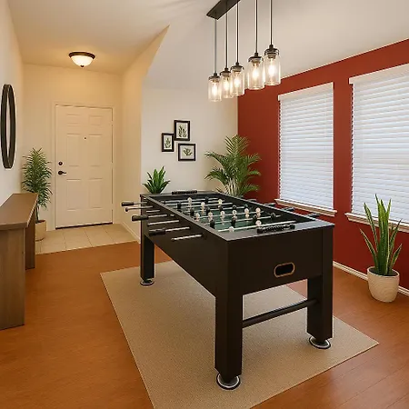Work, Play & Stay King Bed With Foosball!